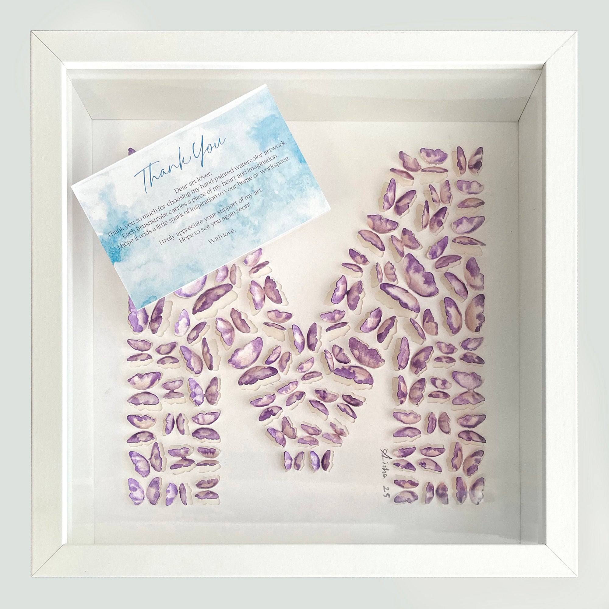 Custom Letter 3D Butterfly Wall Art – Personalized Nursery Keepsake