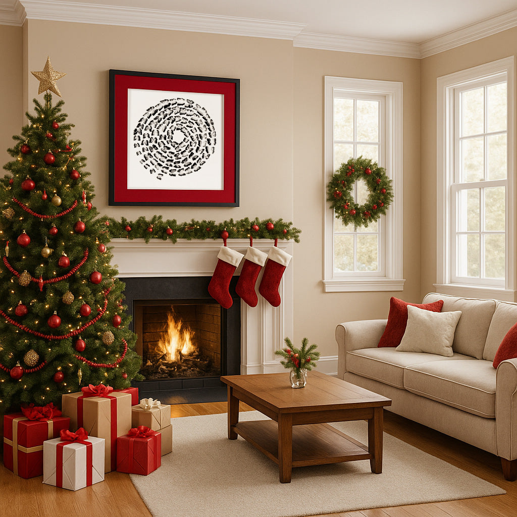 Black and White Butterfly Spiral – 3D Paper Wall Art