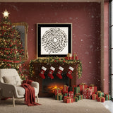 Black and White Butterfly Spiral – 3D Paper Wall Art