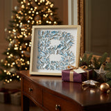 Blue Butterfly B Letter – 3D Paper Wall Art, Personalized Nursery Gift