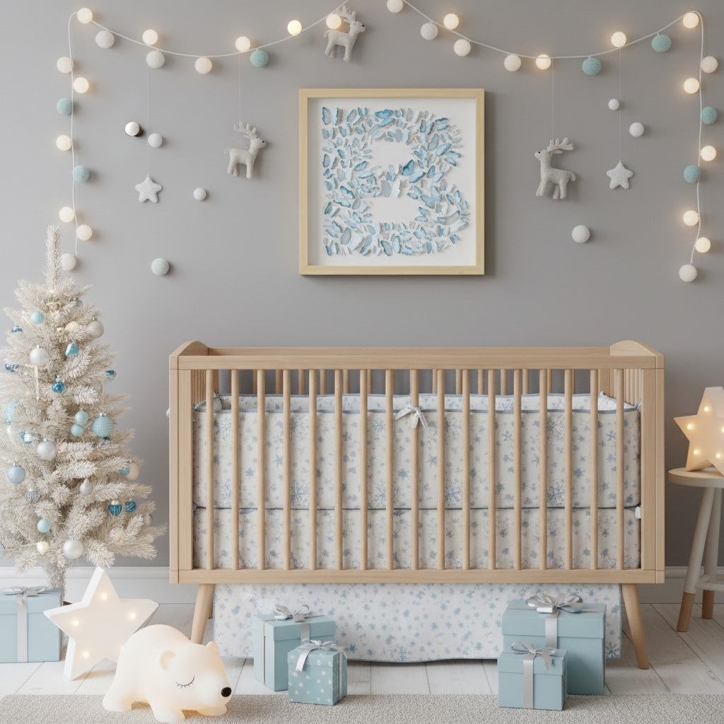 Blue Butterfly B Letter – 3D Paper Wall Art, Personalized Nursery Gift