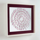 Valentine Gift 3D Pink Butterfly Shadow Box – Romantic Watercolor Paper Cut Wall Art (Custom Colors)