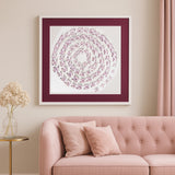 Valentine Gift 3D Pink Butterfly Shadow Box – Romantic Watercolor Paper Cut Wall Art (Custom Colors)