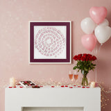 Valentine Gift 3D Pink Butterfly Shadow Box – Romantic Watercolor Paper Cut Wall Art (Custom Colors)