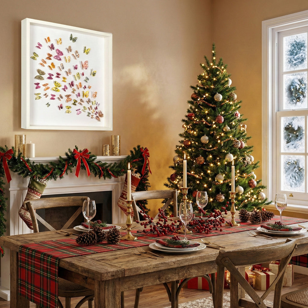 Spring Flight – 3D Butterfly Wall Art, Original Watercolor Paper Art