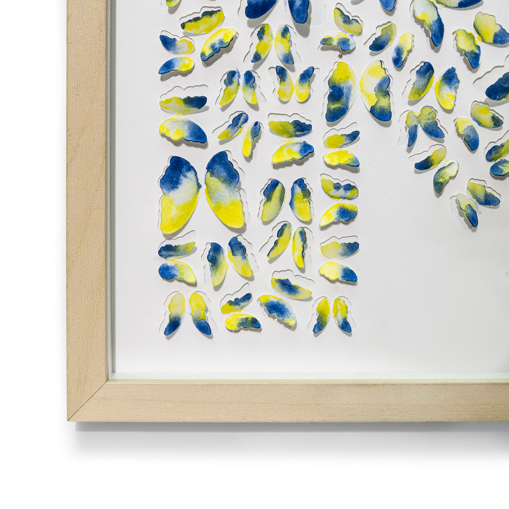 Custom Football Team Initial – 3D Paper Letter Wall Art (25×25 cm)