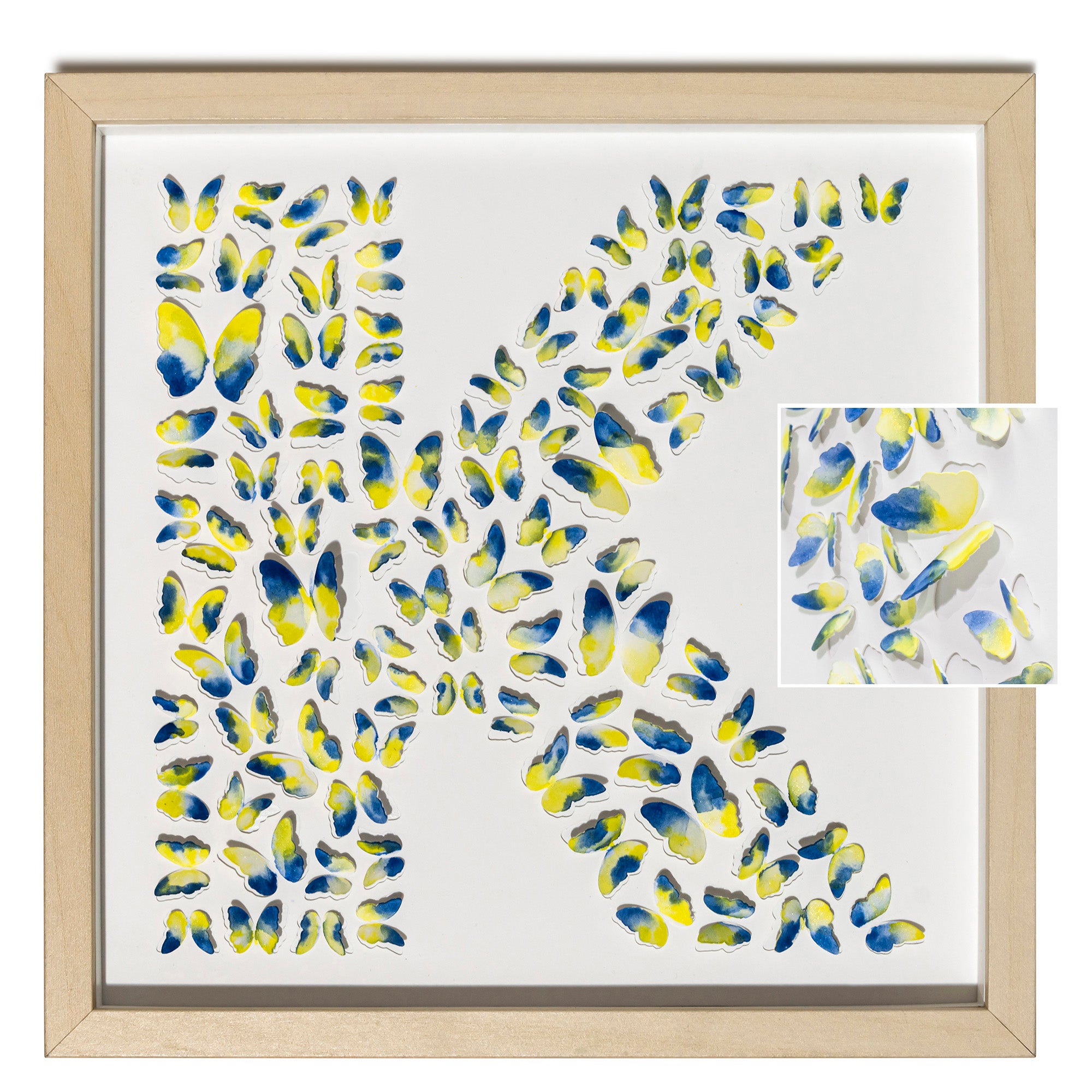 Custom Football Team Initial – 3D Paper Letter Wall Art (25×25 cm)